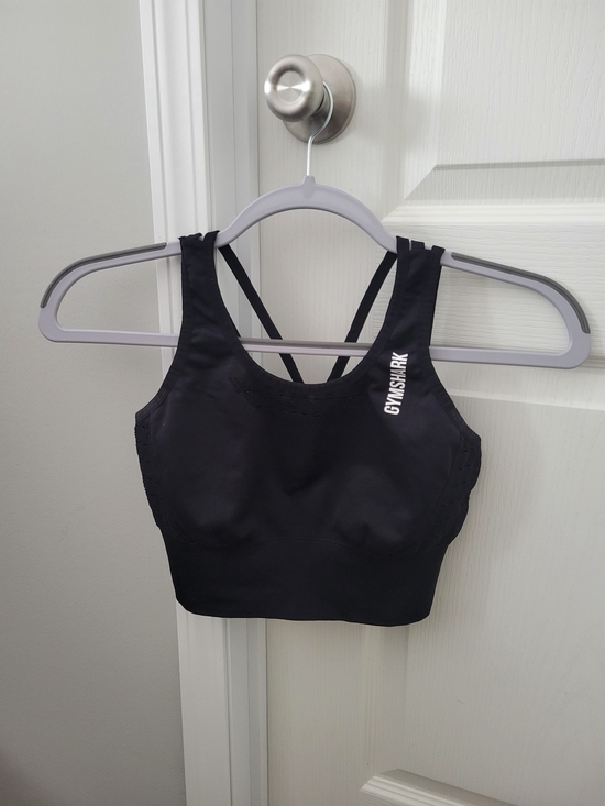 Gymshark Other - Gymshark Black Strappy Longline Sports Bra